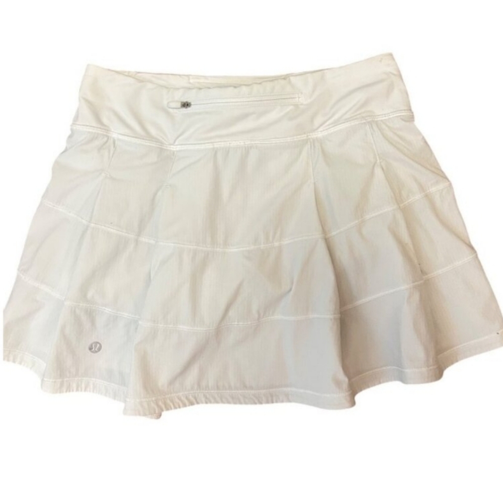 LULULEMON Pace Rival Skort Size 6 white
